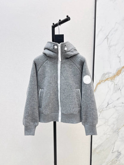 25 Wool sports sweatshirt jacket