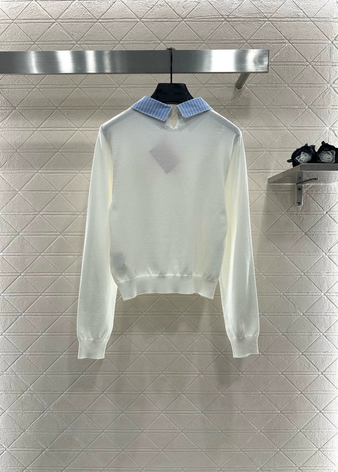 M 25 Spliced knitted long sleeves