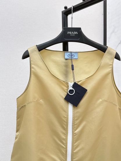 P 25 Spring/Summer New Zipper Sleeveless Dresses