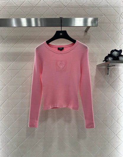 C 25 Heart knitted long sleeves