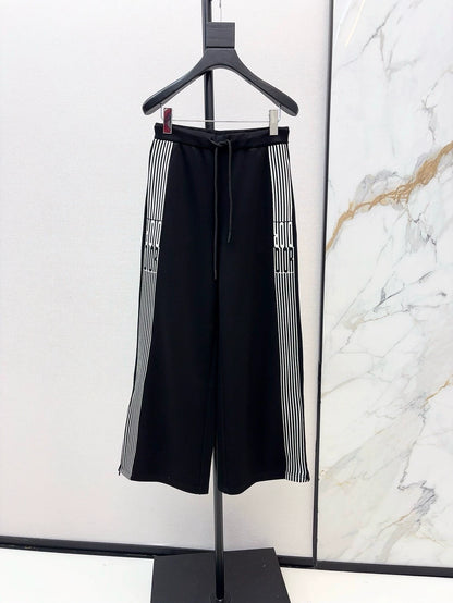 D  25 Spring/Summer latest stylish casual three-piece set Straight-legged pants
