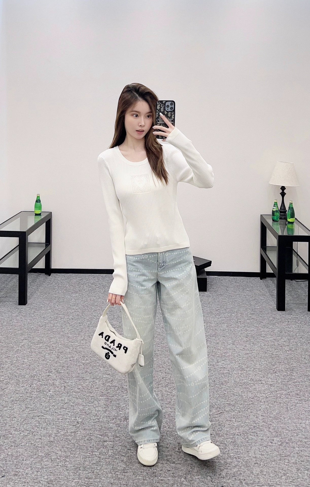 C 25 Heart knitted long sleeves