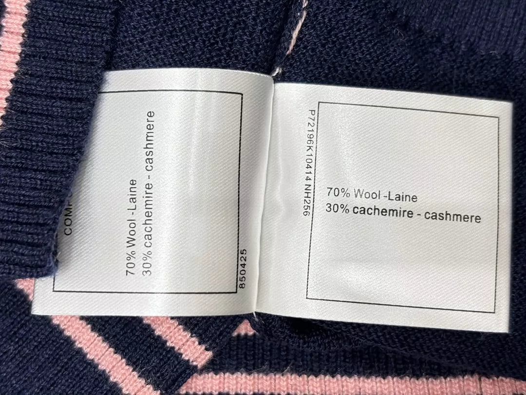 C 25 Summer new round neck letter jacquard striped color matching casual knitted short sleeves