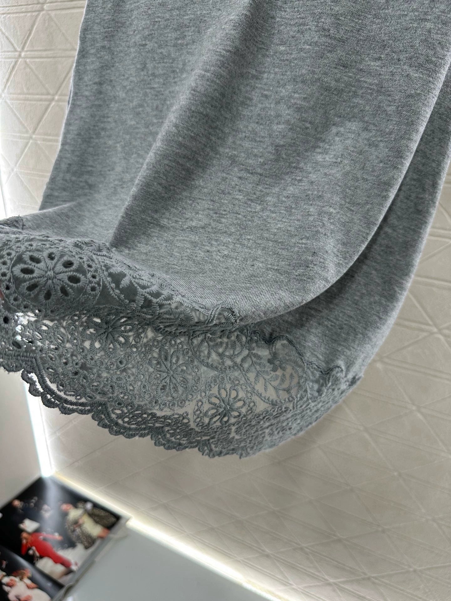 M 25 Lace Lace Short Sleeve Dress
