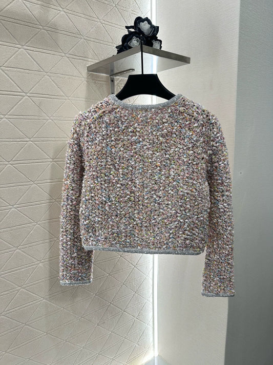 C 25 Knitted tweed cardigan and skirt set