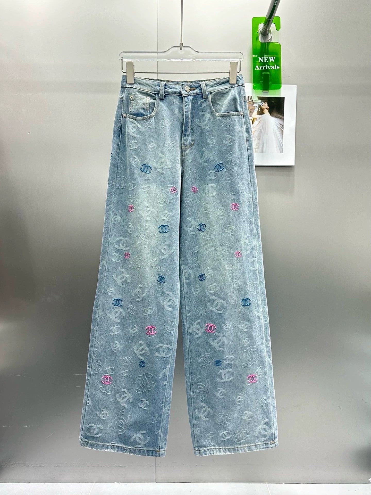 C 25 Summer new design jacquard jeans
