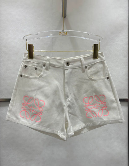 LO 25 Washed denim shorts