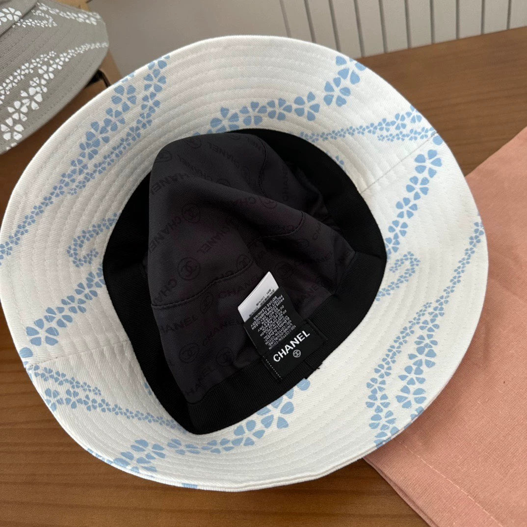C 25 New Arrival Petal Print Bucket Hat