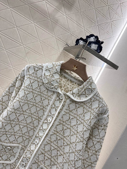 D 25 Lapel knitted cardigan