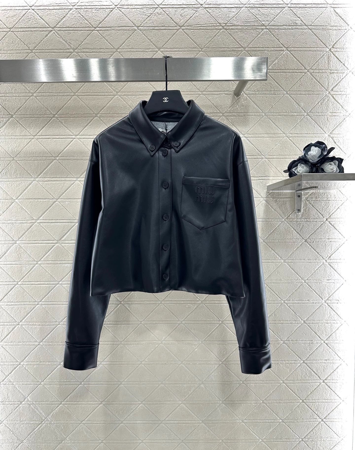 Mi 25 Sheepskin shirt and skirt set