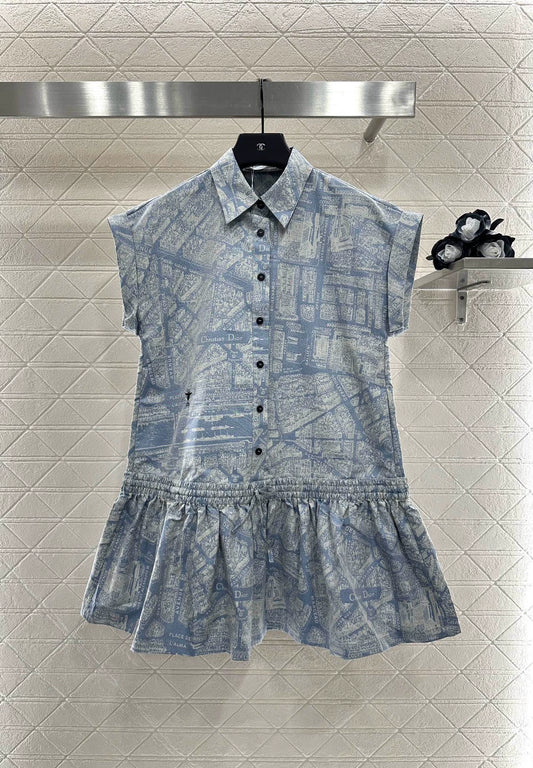 D 25 jacquard dress