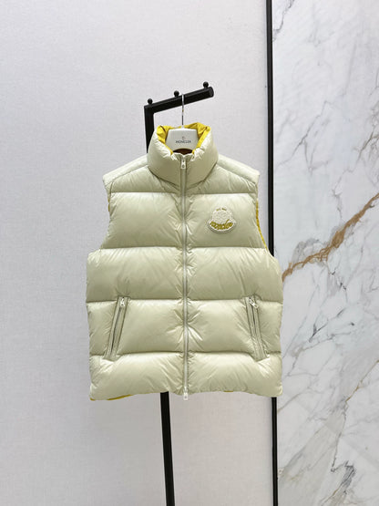 Mon 25fw stand collar down vest
