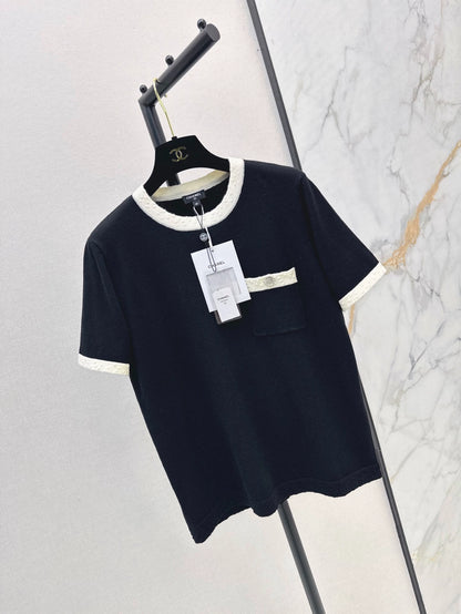 C 25 knitted short-sleeved top
