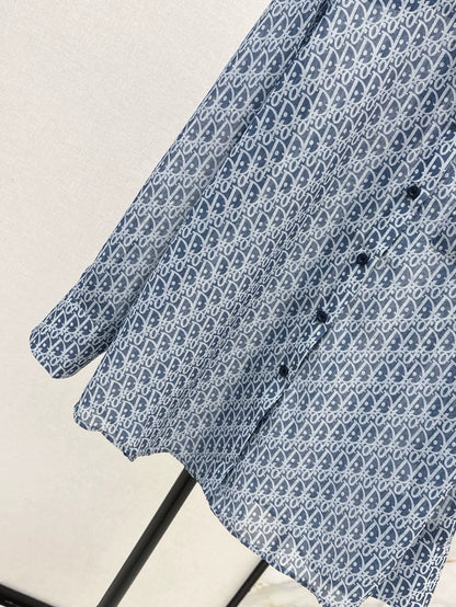 D 25 Spring/Summer Newest See-Through Blouse