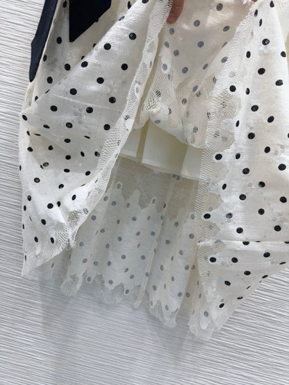 M 25 New Bow Net Yarn Half Skirt
