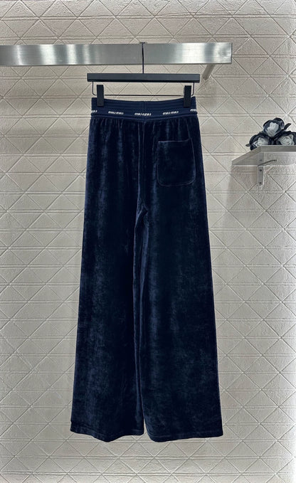 M 25 drawstring wide-leg trousers