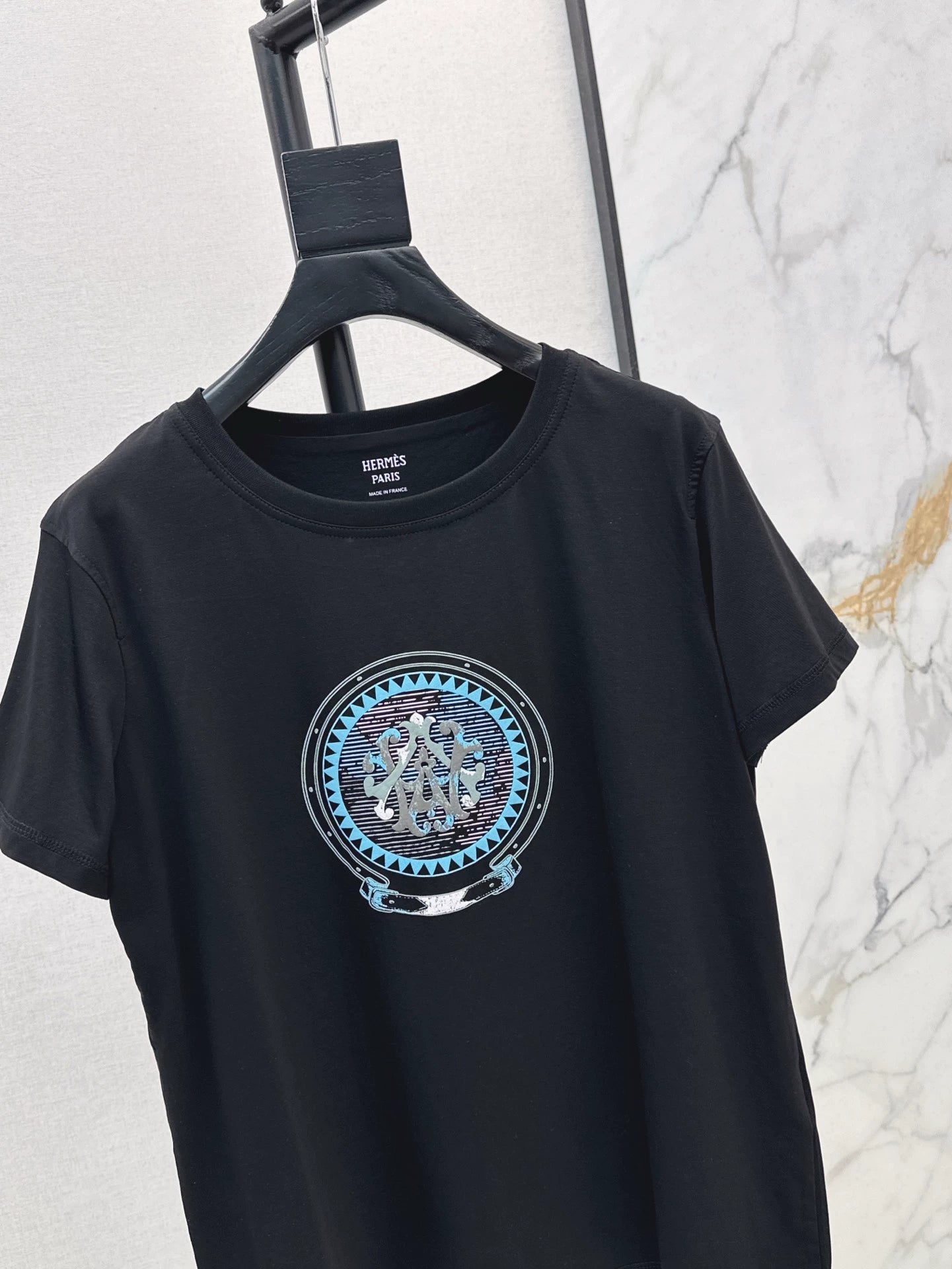 H 25 Spring/Summer New Paris Series Short Sleeve T-Shirt