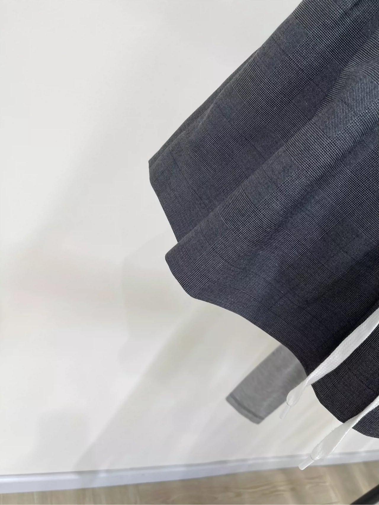 M 25 Gray Gingham Puffy Skirt