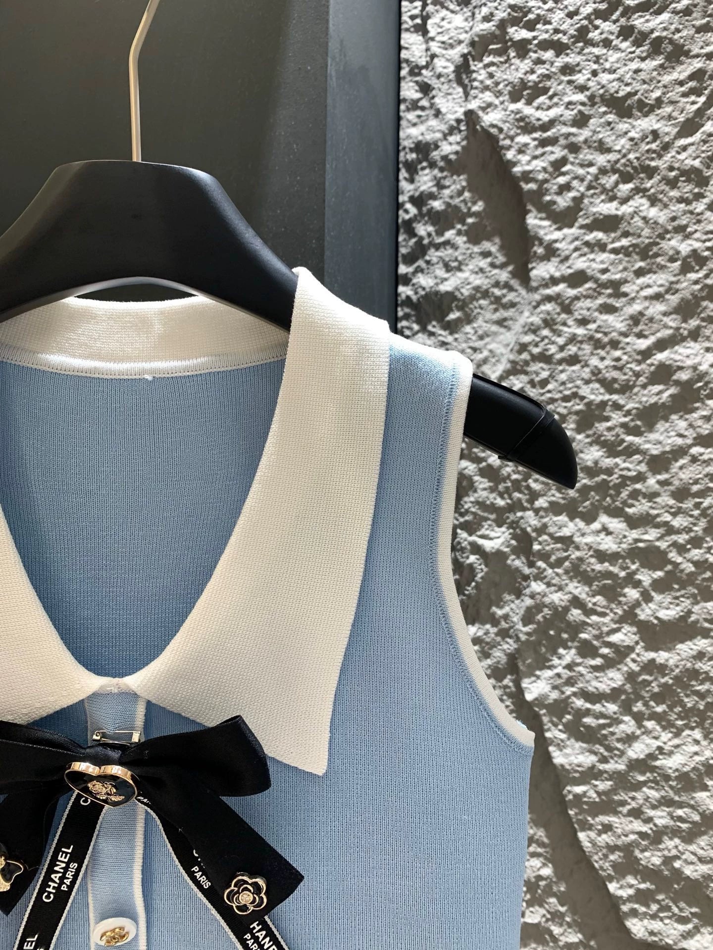 C 25 Bow Tie Knit Vest