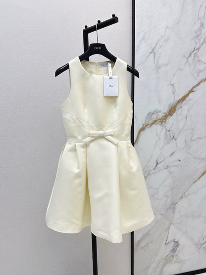 D 25 spring and summer newest bow sleeveless little dresses