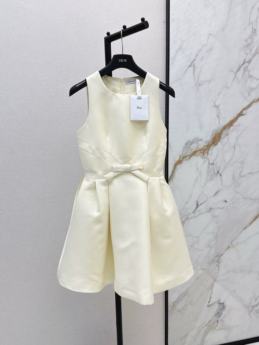 D 25 spring and summer newest bow sleeveless little dresses