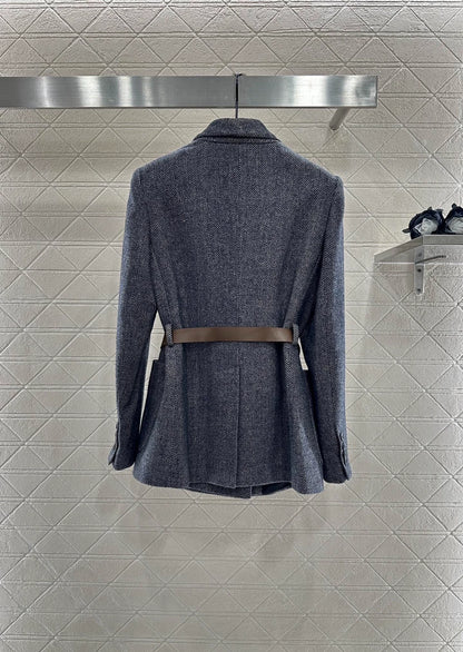 Ensemble veste de costume ceinturée + pantalon Bru 25