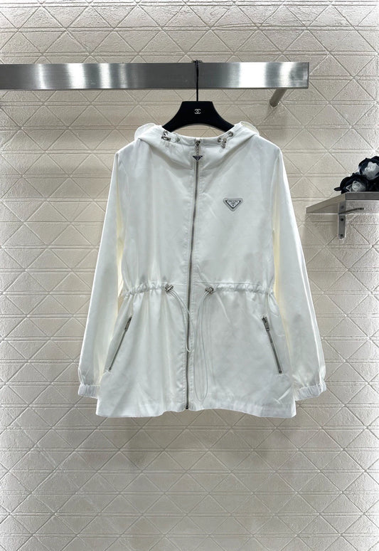 Pr 25 Hooded mid-length coat