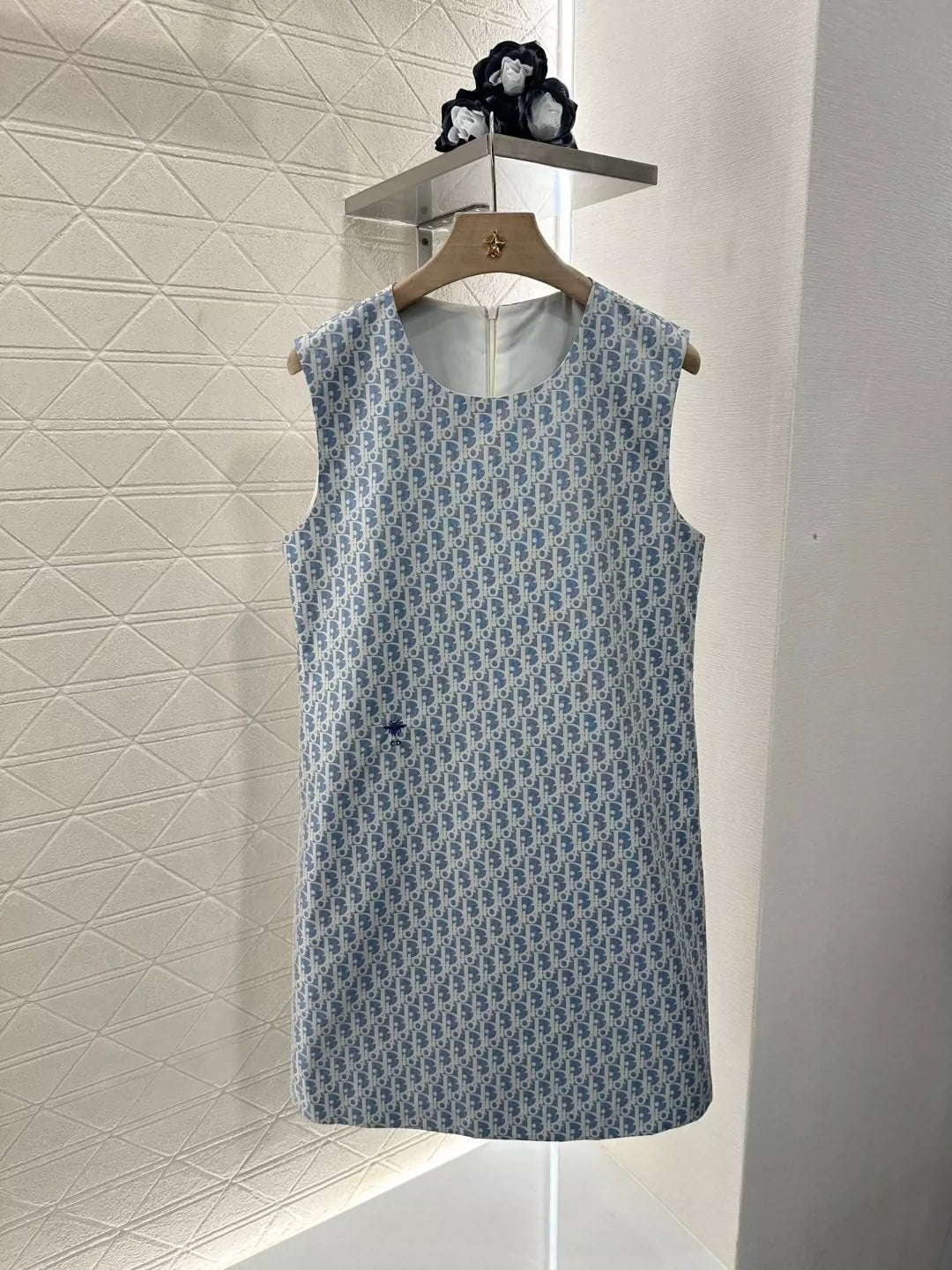 D 25 spring and summer new jacquard undershirt dress