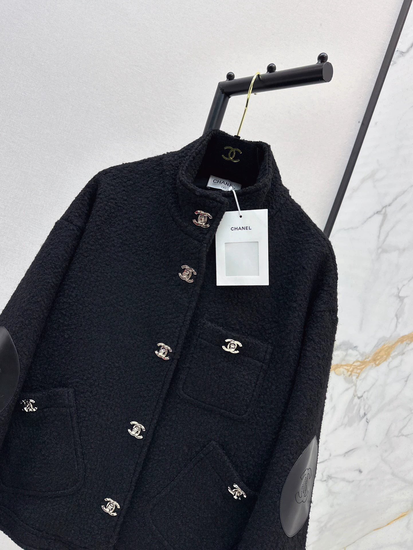 C 24 New Leather Teddy Bear Jacket