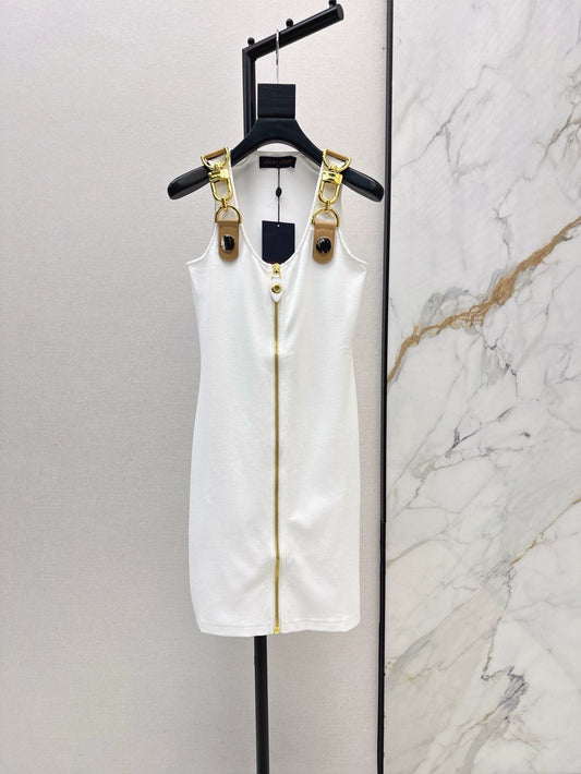 L 25 Spring/Summer New Golden Necklace Camisole Dress