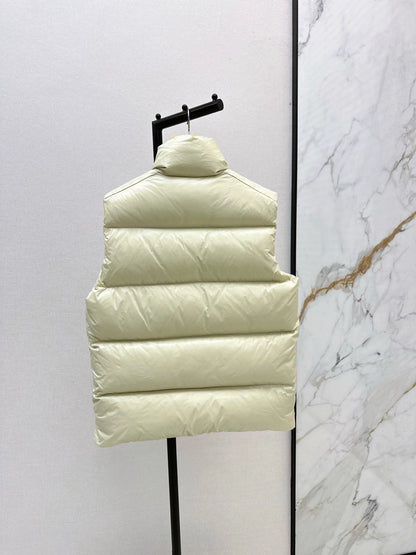 Mon 25fw stand collar down vest