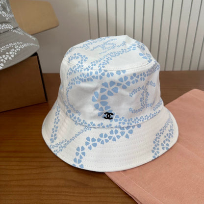 C 25 New Arrival Petal Print Bucket Hat