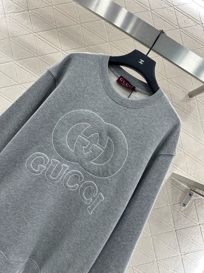 G 25 round neck lettering sweatshirt