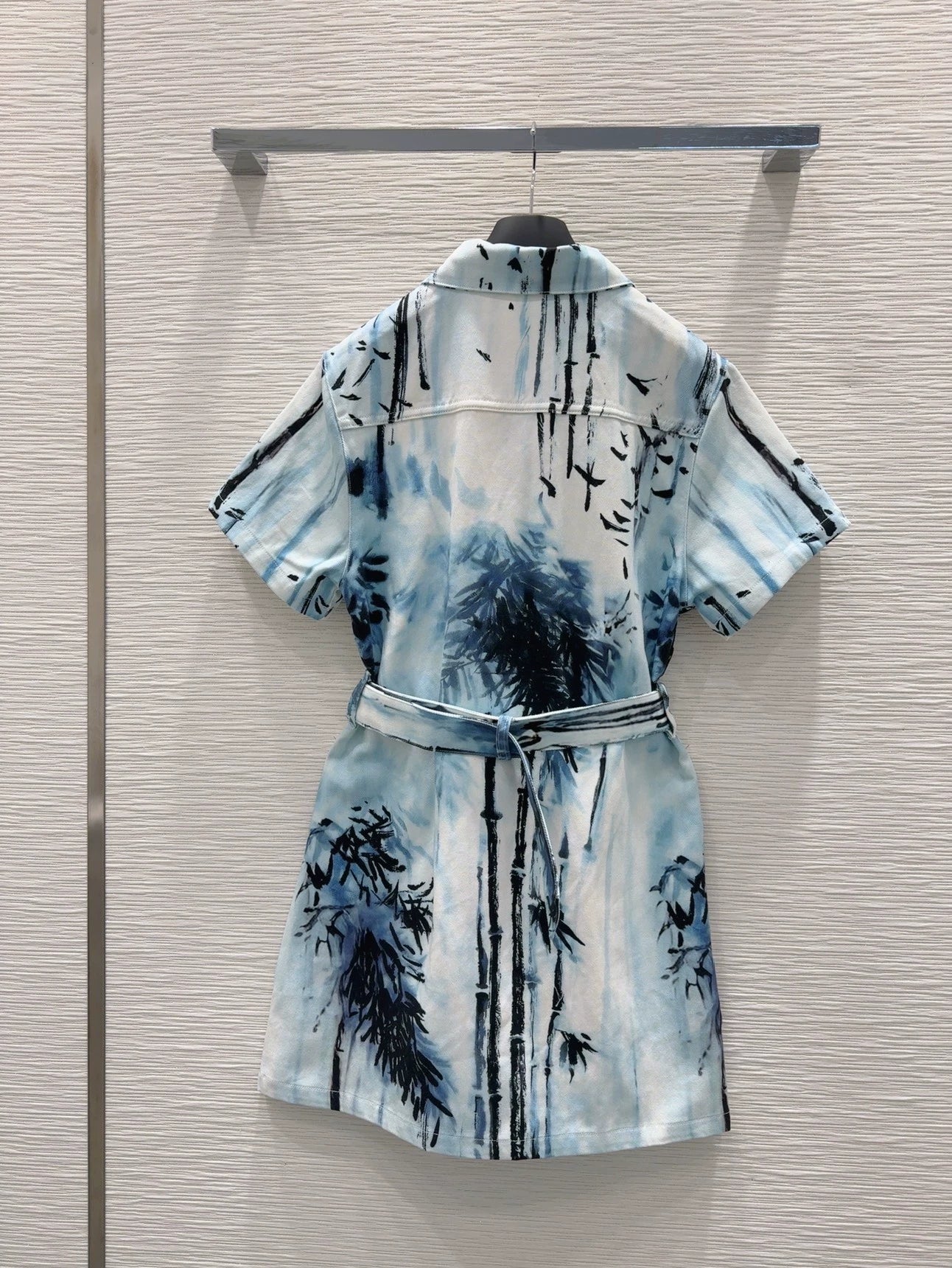 D 25 New Ink Painting Print Dresses