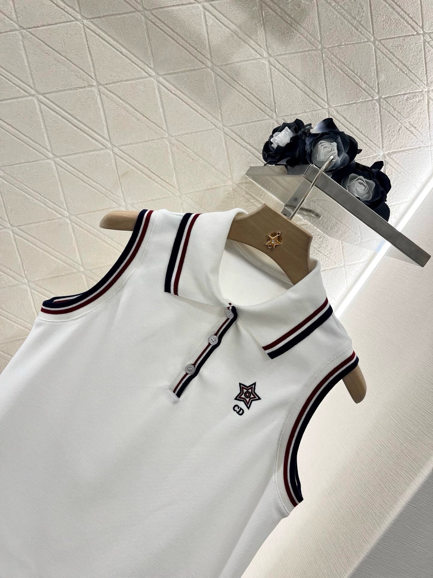D 25 New Turtleneck Tank Top ➕ Half-body Skirt Set