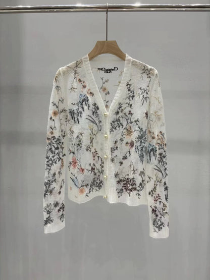 D 25 new early autumn knitted cardigan