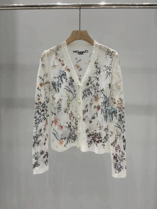 D 25 new early autumn knitted cardigan
