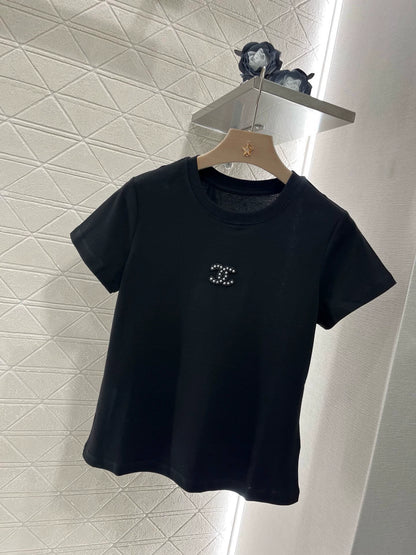 C 25  Embellished Logo Short Sleeve T-Shirt