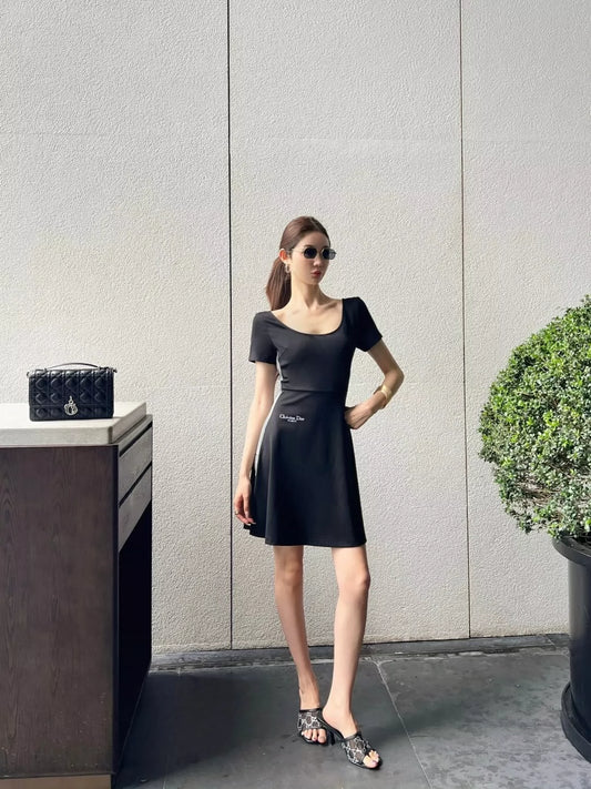 D 25 New Double Layers Ribbon Embellished Dresses