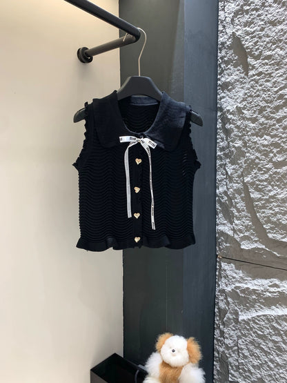 M 25 Bow Tie Knit Vest