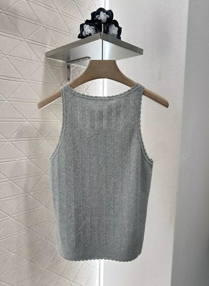 M 25 Spring/Summer 25 Lace Knit Tank Top