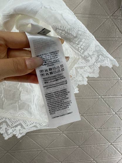 G 25 spring and summer new lace splicing jacquard sleeveless tops