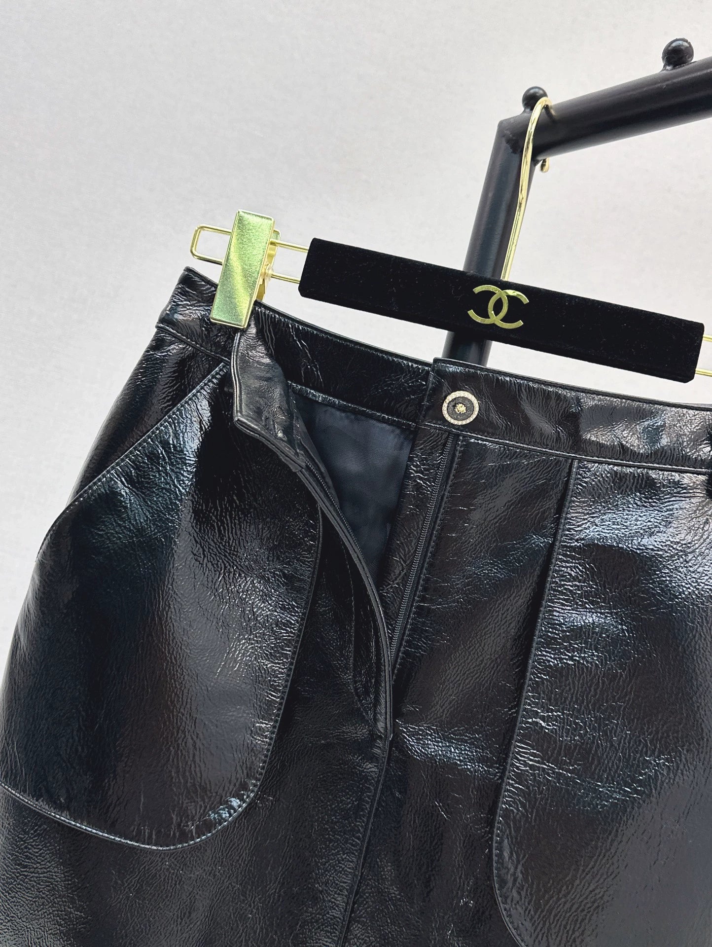 C 25A Premium Handcrafted Collection New Genuine Leather Skirt