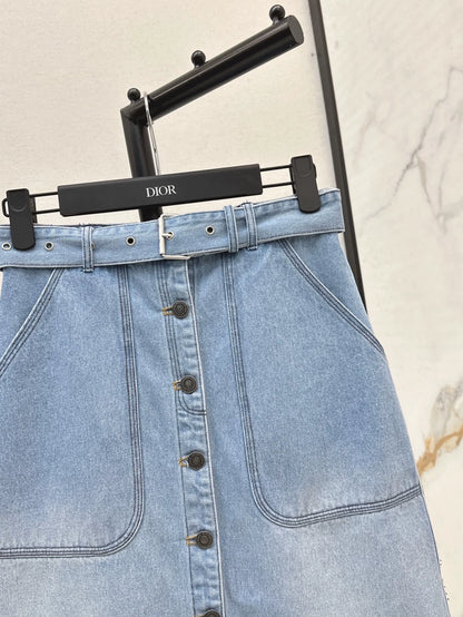D 25 Spring/Summer New Denim Half Skirt