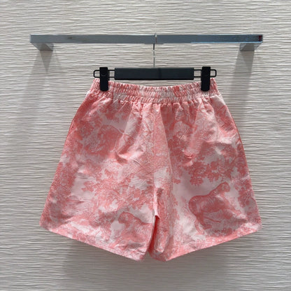 D 25 New Printed Letter Shorts