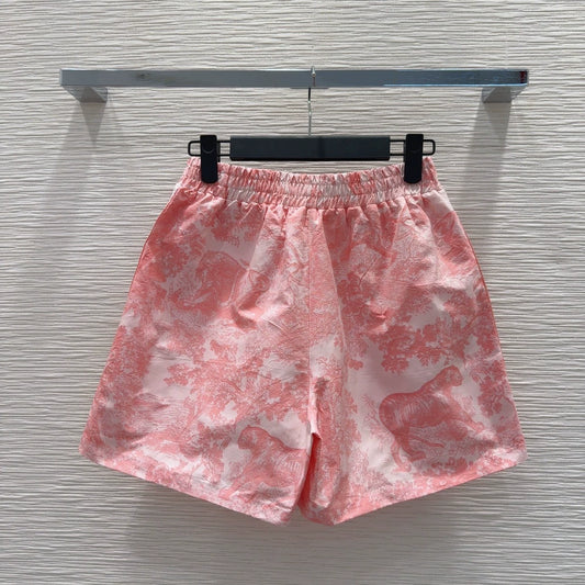 D 25 New Printed Letter Shorts