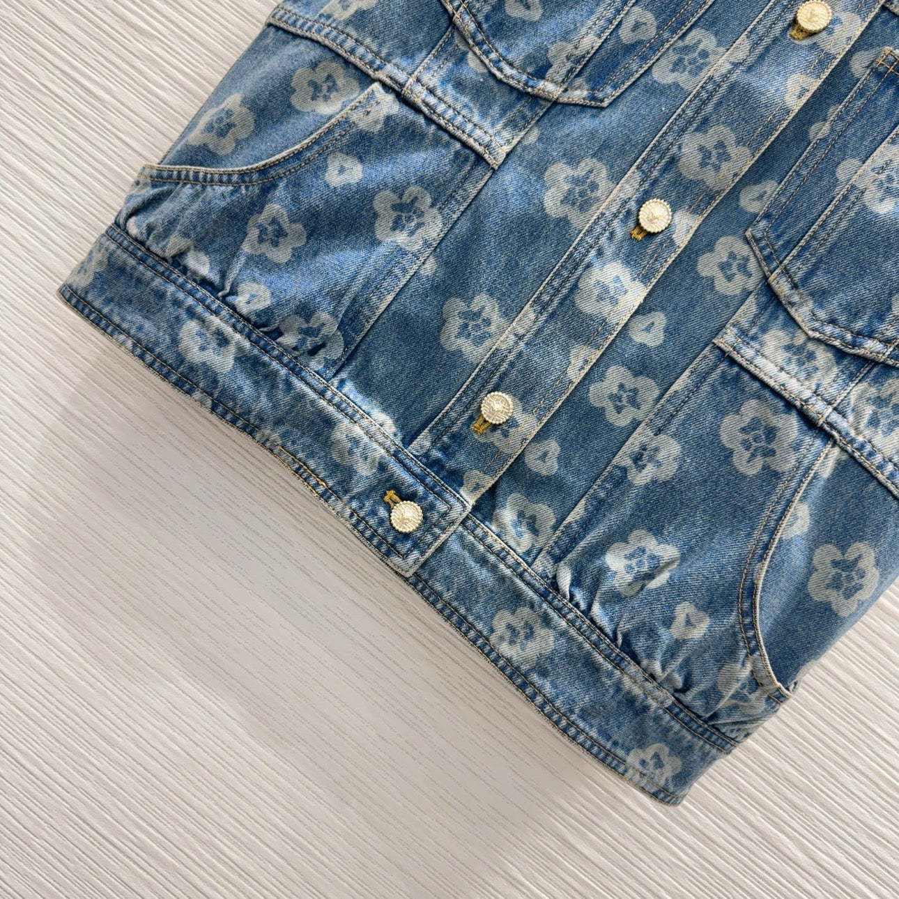 C 25SS new stylish denim long vest