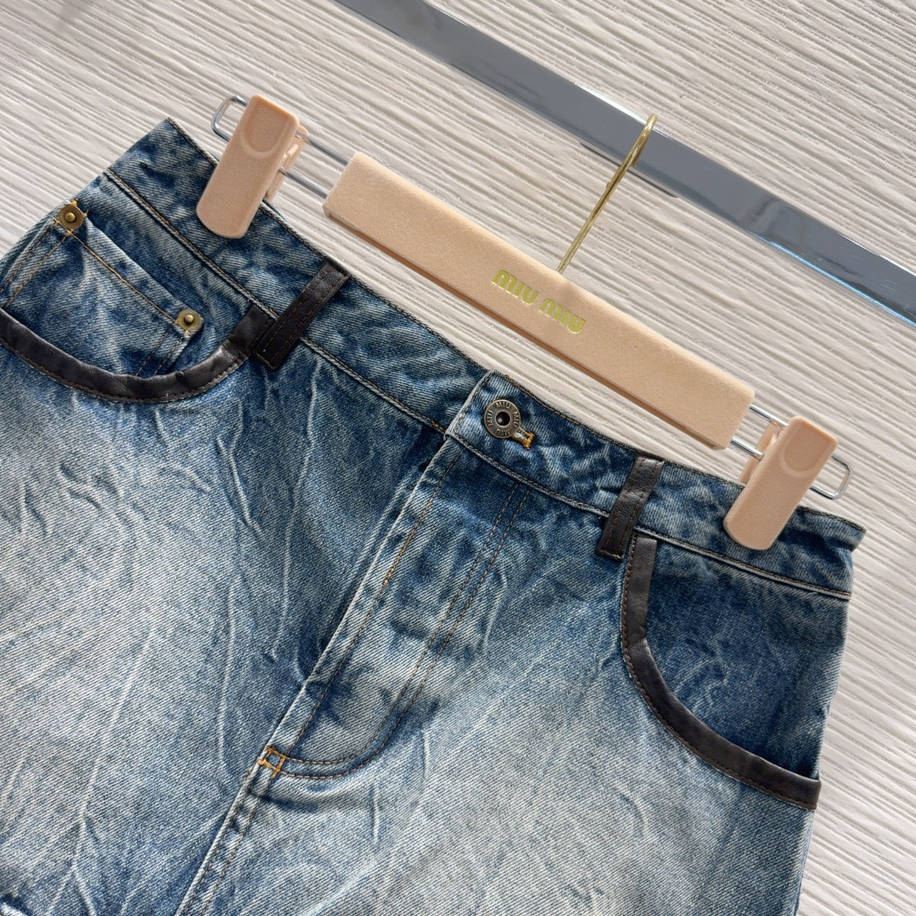 M 25 new style distressed denim skirt