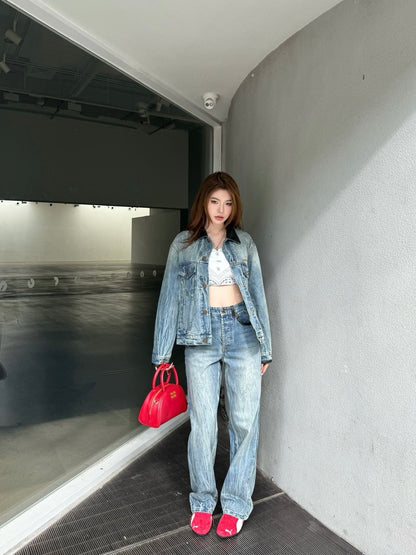 M 25 new styles of distressed denim jacket