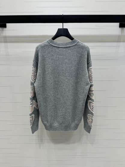 C 2025 Early Autumn New Cartoon Pattern Pullover Sweater!